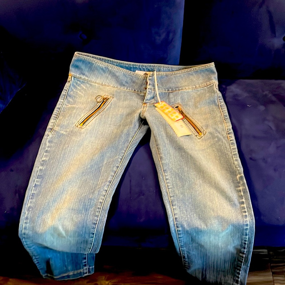 Fornarina zipper jeans